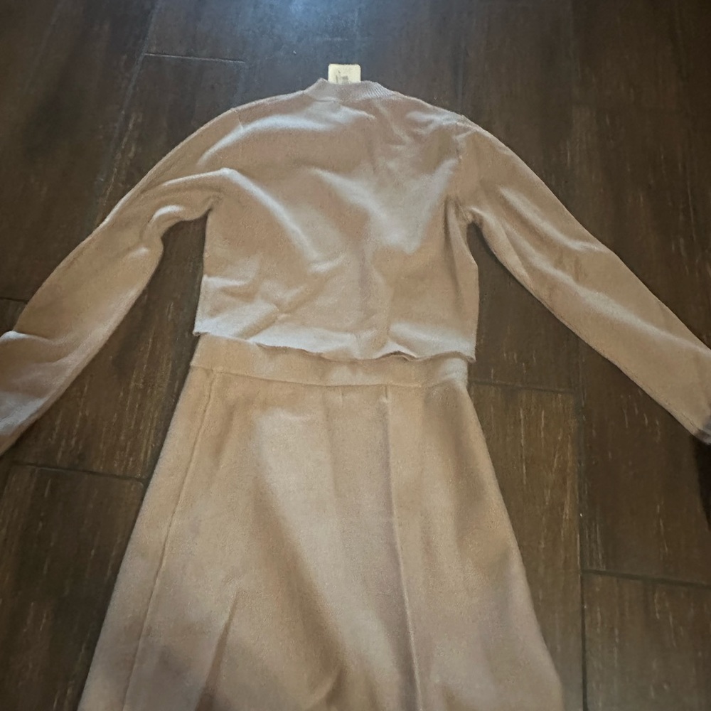 Chic Tan Two-Piece Set